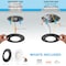 Luxrite 3-4 Inch LED Flush Mount & Recessed Light 5CCT 650LM Dimmable J-Box or 4 Recessed Can Black, 6PK LR24980 LR24983-6PK - alternate 6